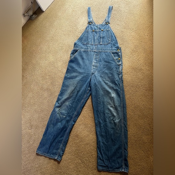 10 Ounce Vintage Overalls. Great condition. Button fly. - Picture 2 of 4